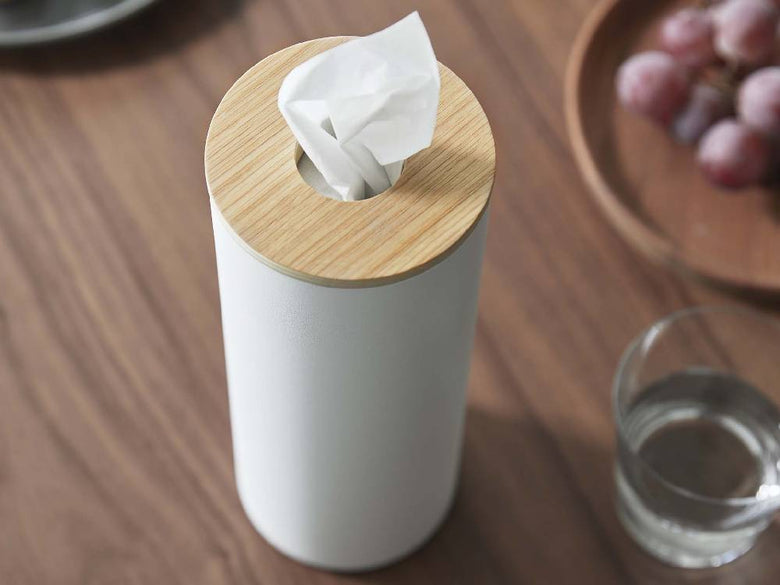 「RIN/リン」ボトル型スチール製ティッシュケース L