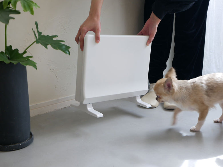 【THREEUP/スリーアップ】ミニパネルヒーター ポカポカ暖ミニヒート