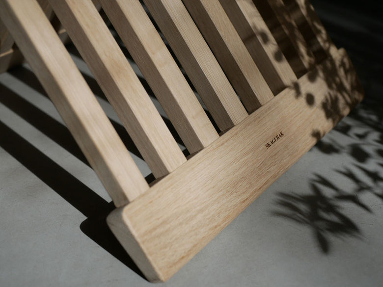 フリッツ・ハンセン Skagerak Fionia 木製スツールのオークとチーク材使用の詳細画像