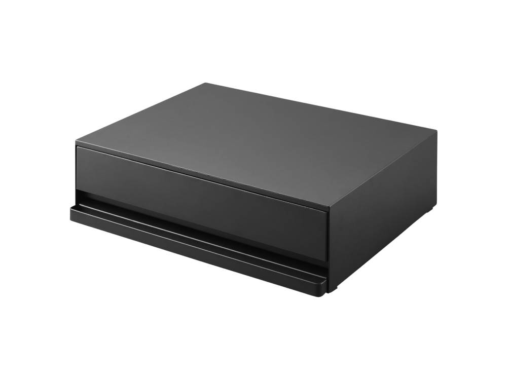 ツーウェイ キッチン家電収納タワー、下引き出しとスライドテーブル付き