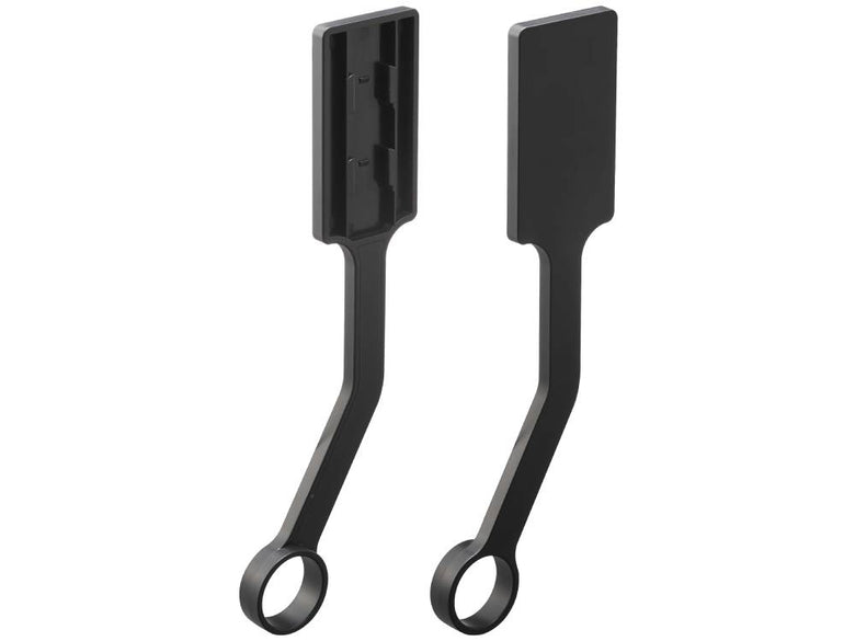 タワー型フィルムフックが2つ付いたABS樹脂製のエアコン室内物干しポールホルダー