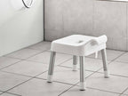 白色の【MIST/ミスト】引っ掛け風呂イス SH25の写真
