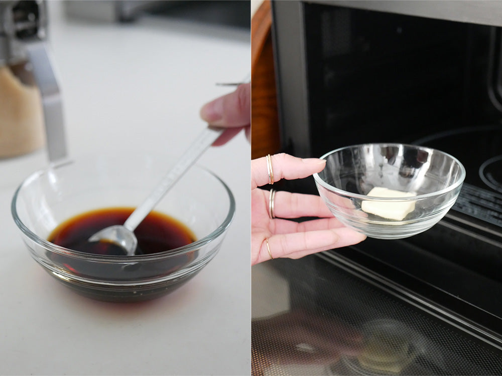 デュラレックス リスボウルに醤油や食材が入ったキッチン用のボウルの画像