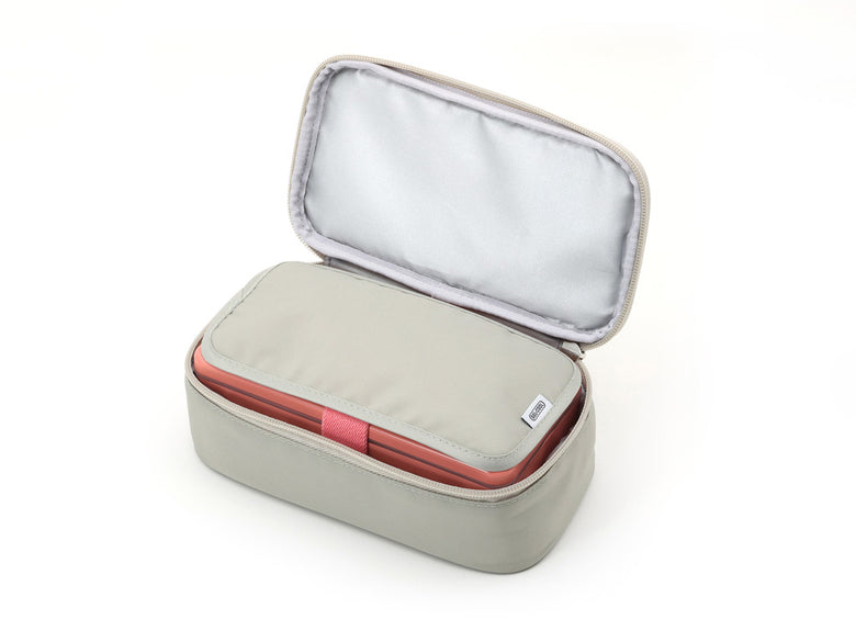 GEL-COOLジェルクール squareL ランチボックスの保冷剤機能付き蓋を備えたプラスチック製の収納ボックス