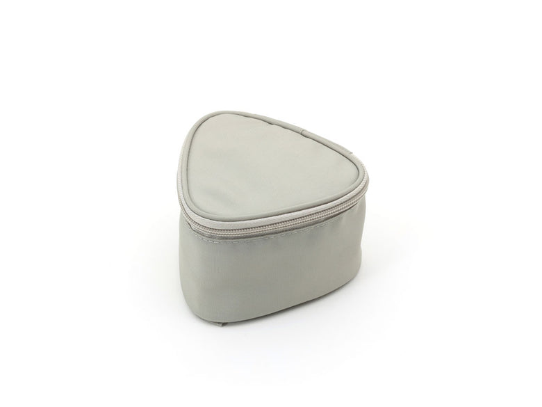 GEL-COOLジェルクール三角形ランチボックス、ジッパー付き革製コインパースとペンケースがセットになった画像