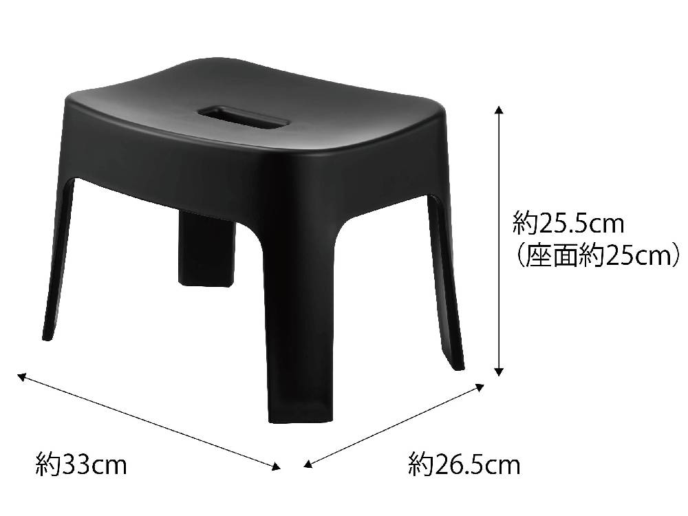 プラスチック製のステップスツール