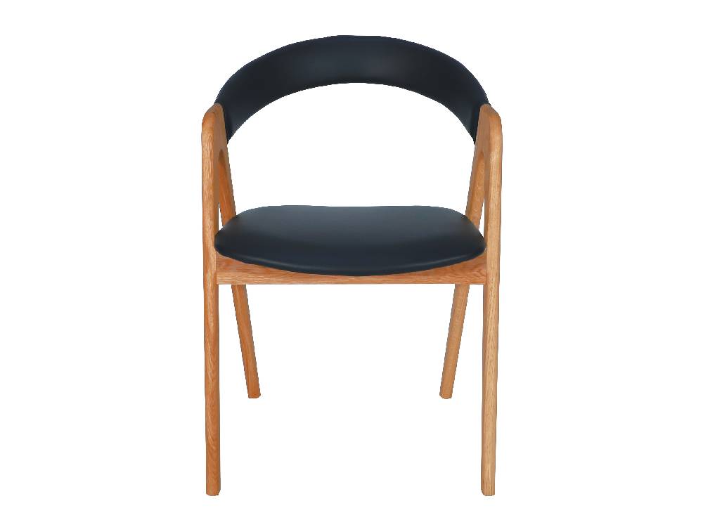 アデペシュのcobakホールドアームチェア。オークまたはウォルナットの無垢材を使用した屋外用木製チェア。