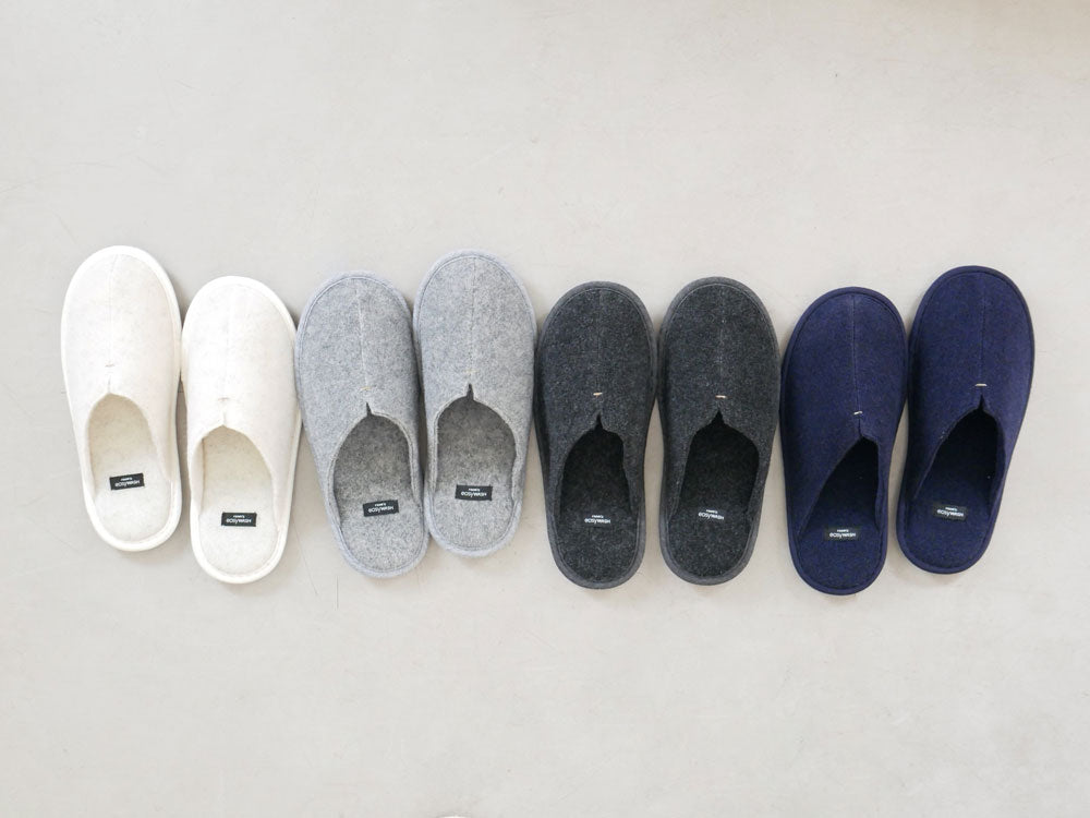 FRONTIERフロンティアのroom’s easyWASH洗えるスリッパ。ポリエステル素材とEVA底材で快適な履き心地の室内用スリッパ