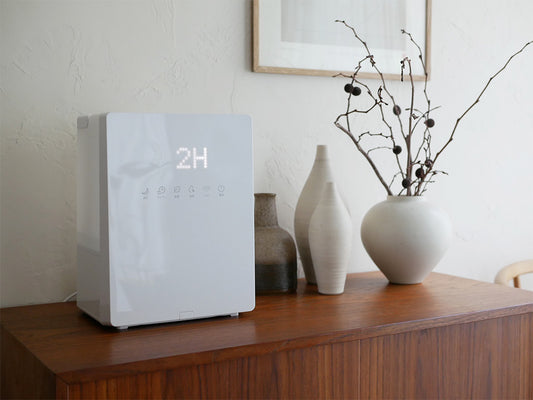 【THREE UP/スリーアップ】ハイブリッド加湿器 スクエアミスト