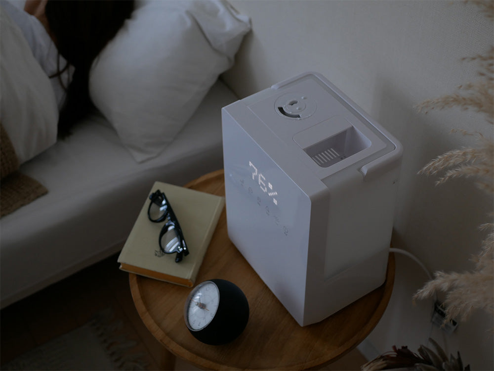 【THREE UP/スリーアップ】ハイブリッド加湿器 スクエアミスト