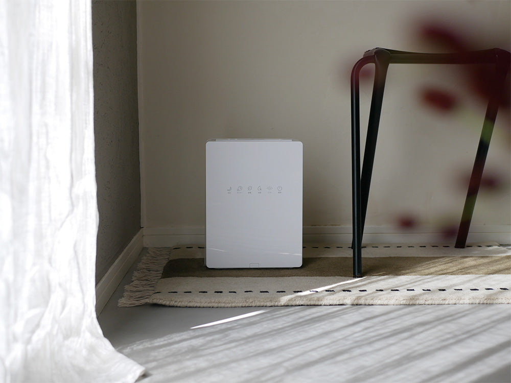 【THREE UP/スリーアップ】ハイブリッド加湿器 スクエアミスト