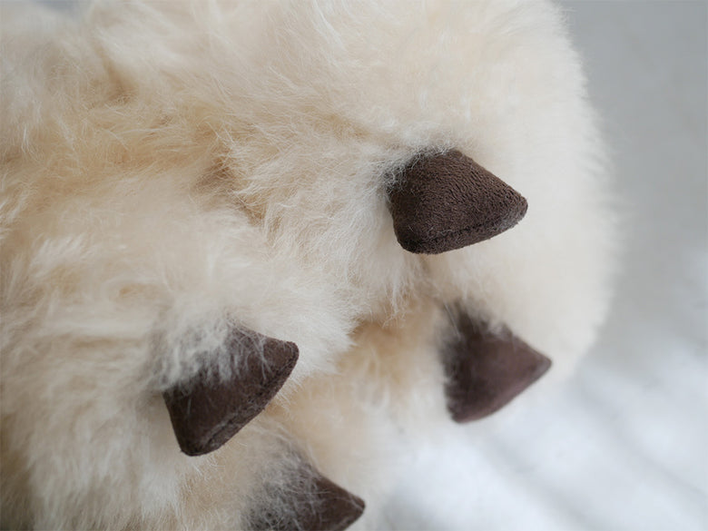 ふわふわのアルパカドール、天然アルパカ毛を使用した柔らかいぬいぐるみ