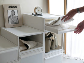 ライクイット クローゼットシステムオープントレータイプの引き出し収納ユニット