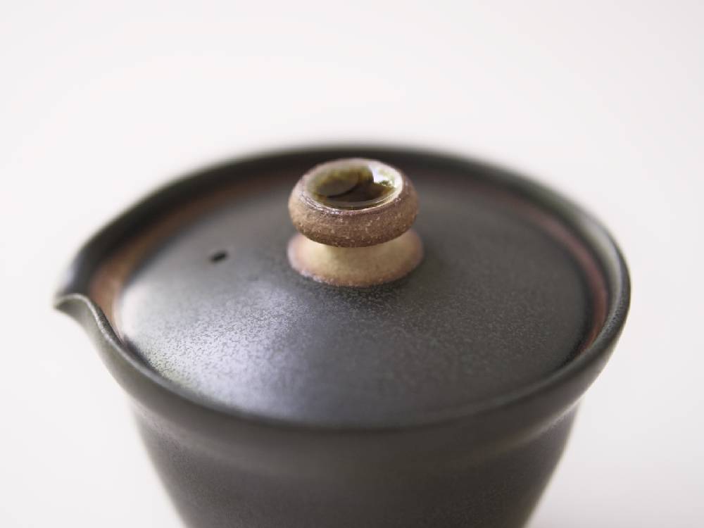 アールピースのSHIN-CYA-KI急須と小茶碗の陶器セット、蓋付き日本製