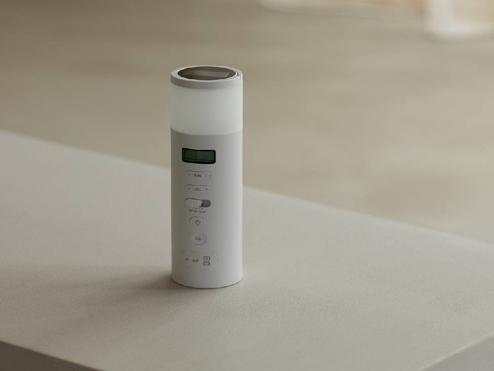 防災ラジオ XAR-J010W ホワイト本体