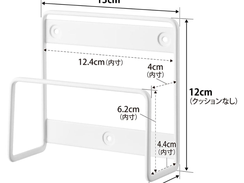 タワー製石こうボード対応の壁掛け式ウォール体重計ラック