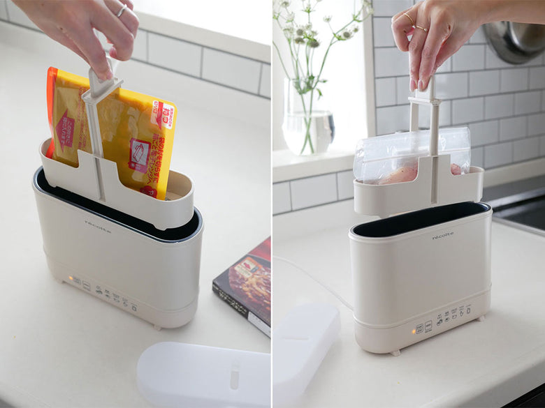 レコルト エッグ＆ボイルクッカー クリームホワイト