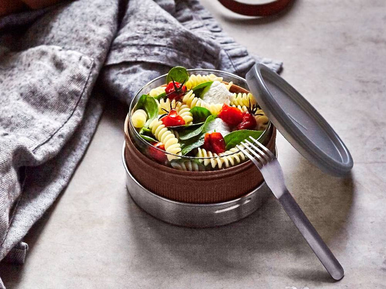 ブラックブルムのガラスランチポットとボウル