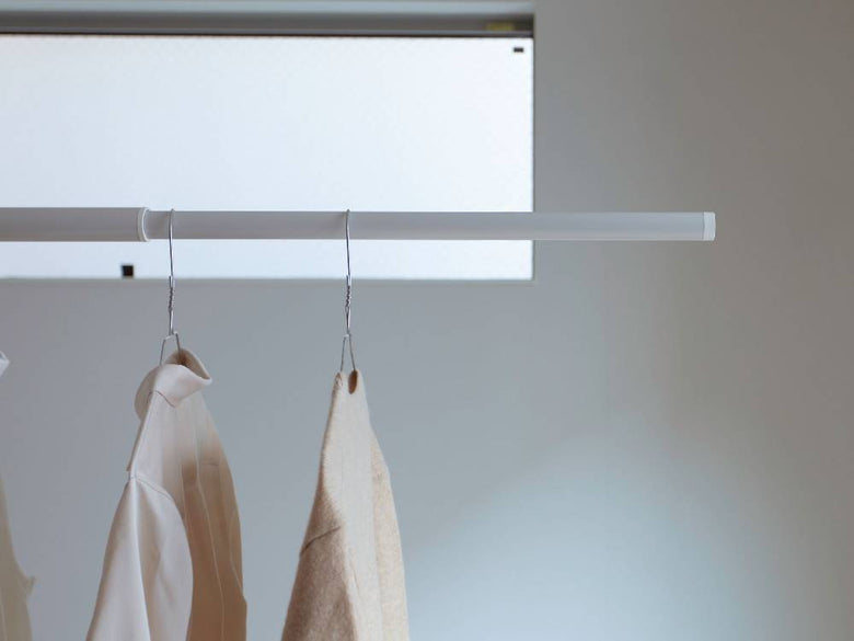 【モリタ】インテリア物干し竿 SEN ホワイト