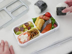 抗菌フードマンの薄型弁当箱と食材