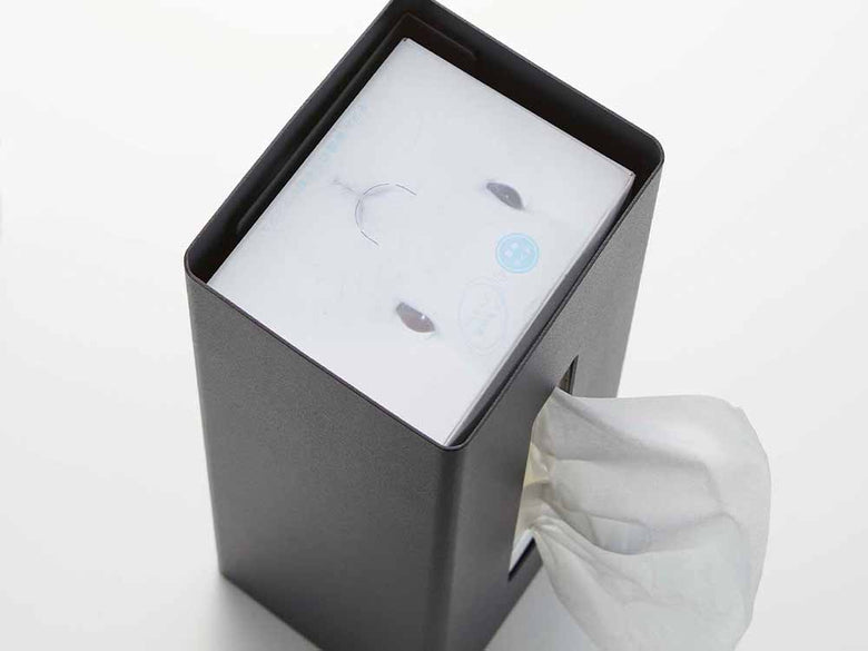 山崎リンのシルバー両面ティッシュケース