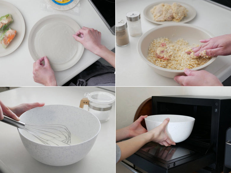 like-itの米とぎ用ザルとボウルセット