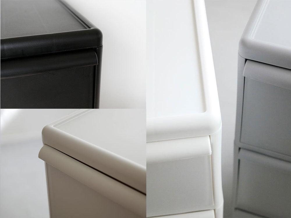 like-itスリムストレージの銀色バスキャビネット 引き出し付