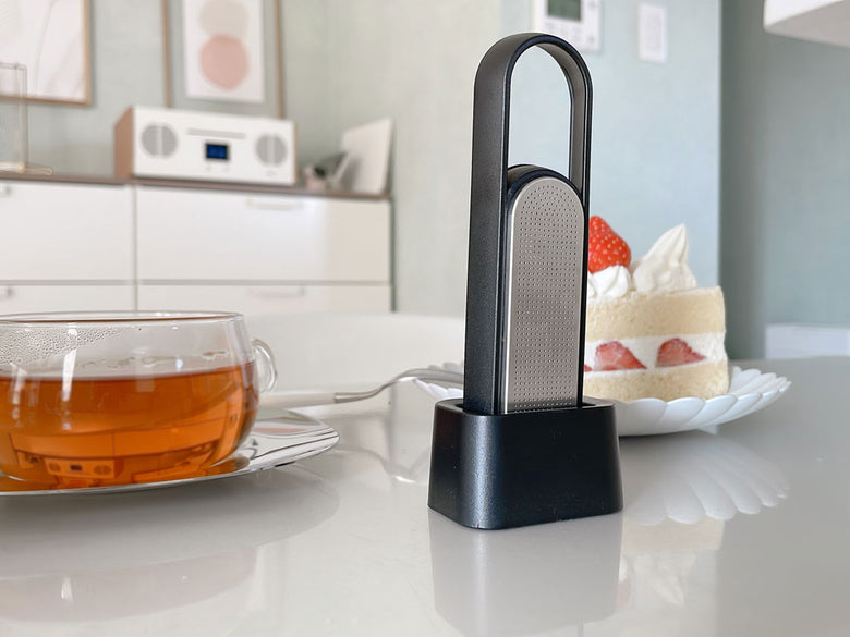 キントーのブラックLOOPティーストレーナーとスタンド