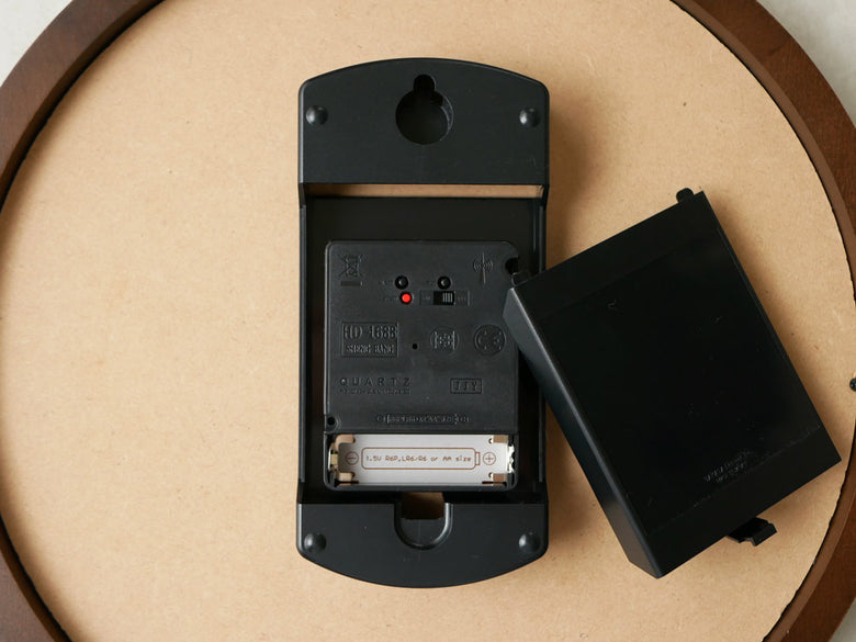 レムノス Campagne 電波時計、天然木製