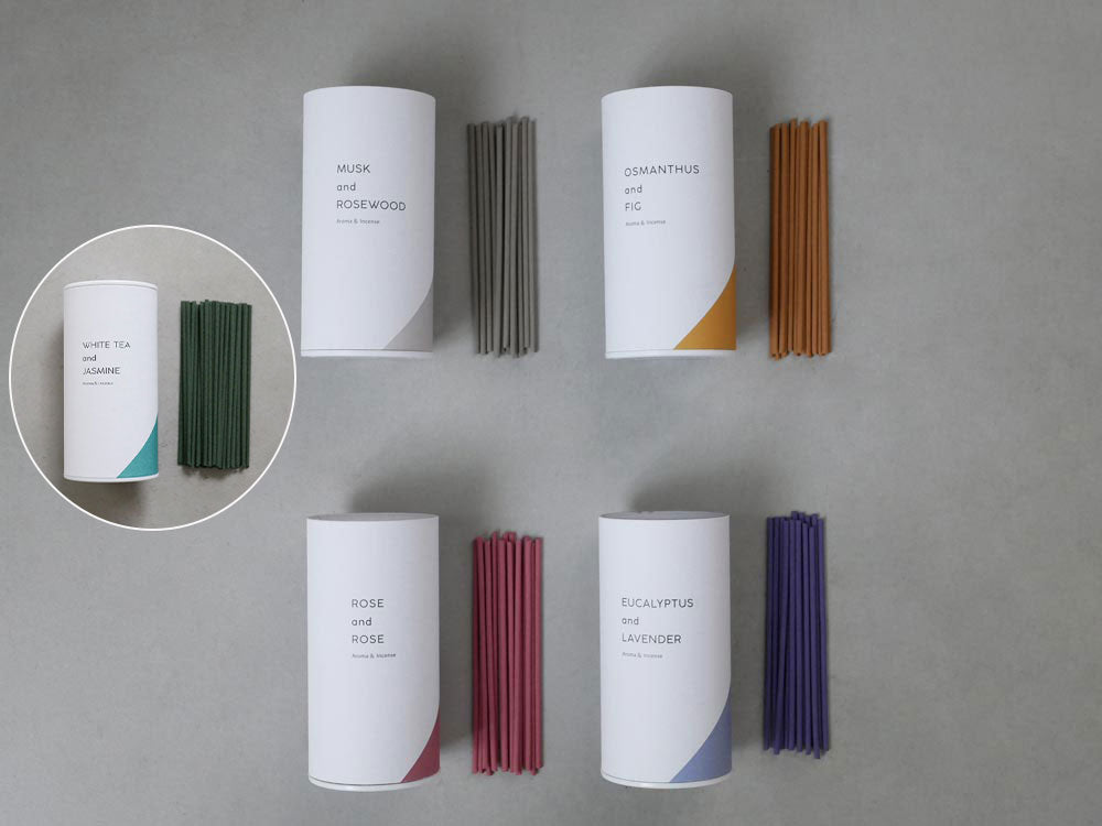 カメヤマキャンドルの香る線香120本入りシリンダー