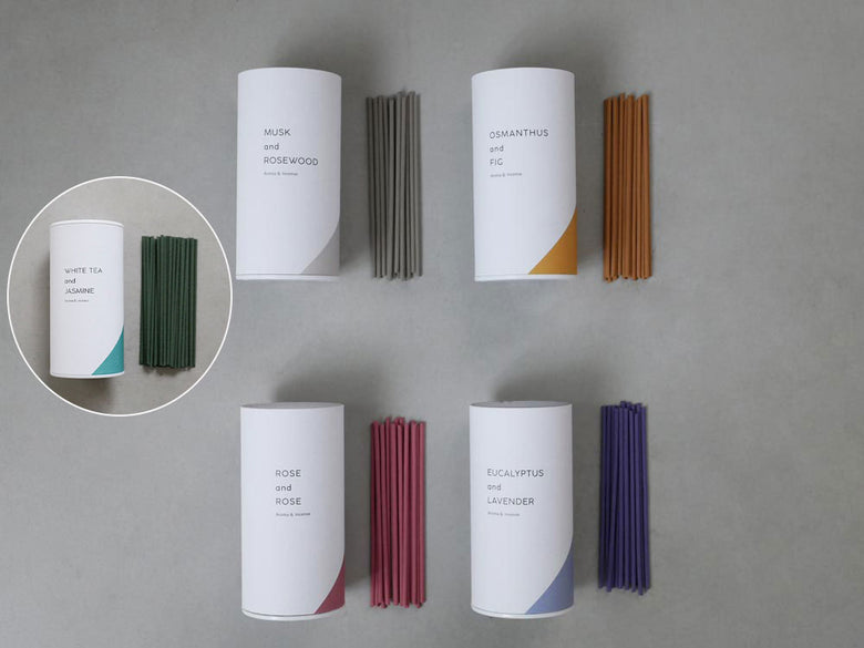 カメヤマキャンドルの香る線香120本入りシリンダー