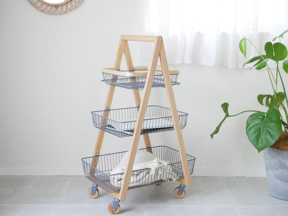 【Mash /マッシュ】 リヴ キャリーバスケットワゴンM