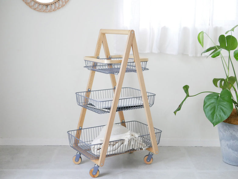 【Mash /マッシュ】 リヴ キャリーバスケットワゴンM