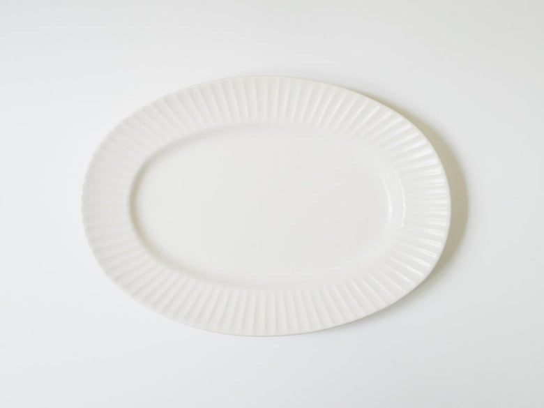 【SAKUZAN】Stripe 丸皿/オーバル