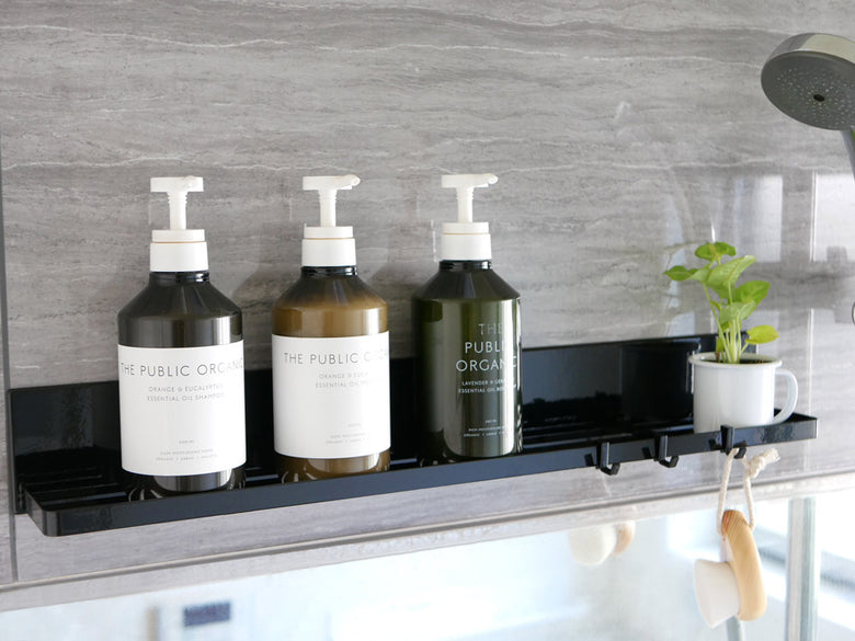 【tower/タワー】 マグネットバスルームラック ロング