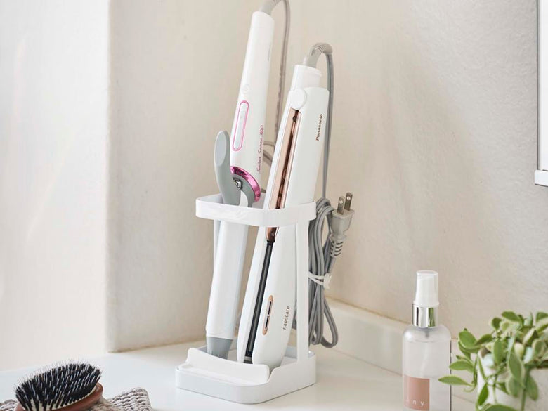 【tower/タワー】耐熱トレー付き ヘアーアイロンスタンド