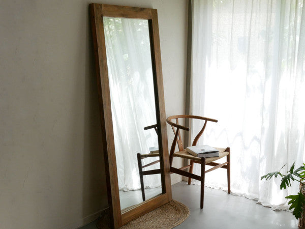 【adepeche/アデペシュ】オールドチークミラー【受注生産品・メーカー直送・代引き不可商品】