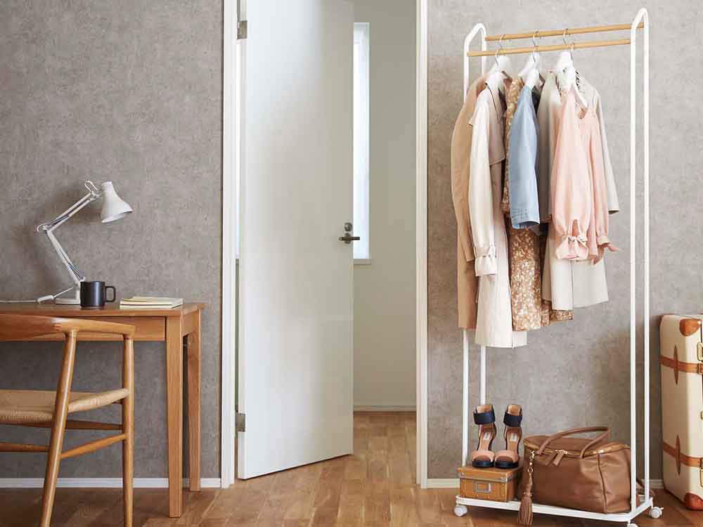 【tower/タワー】ハンガーラック キャスター付き