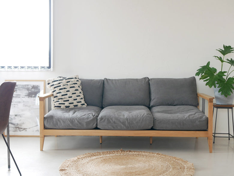 【adepeche/アデペシュ】 solo 3シート ソファ ファブリック【受注生産品・メーカー直送・代引き不可商品】