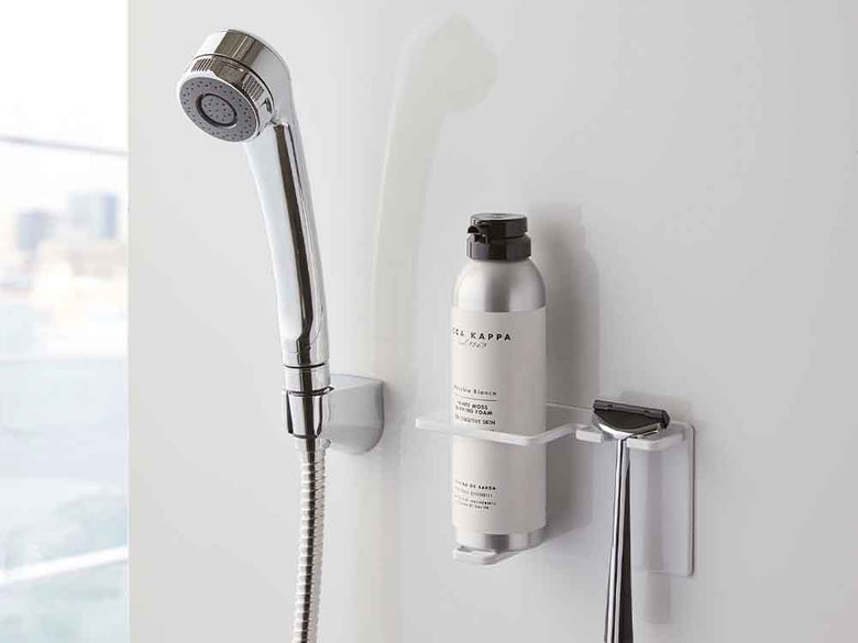 【tower/タワー】マグネットバスルームシェイバーフォーム&シェイバーホルダー