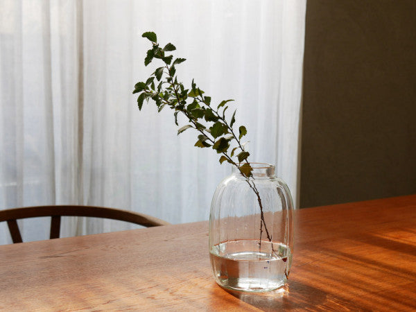 【Horn Please MADE/ホーンプリーズ】リューズガラス ブロードライン フラワーベース