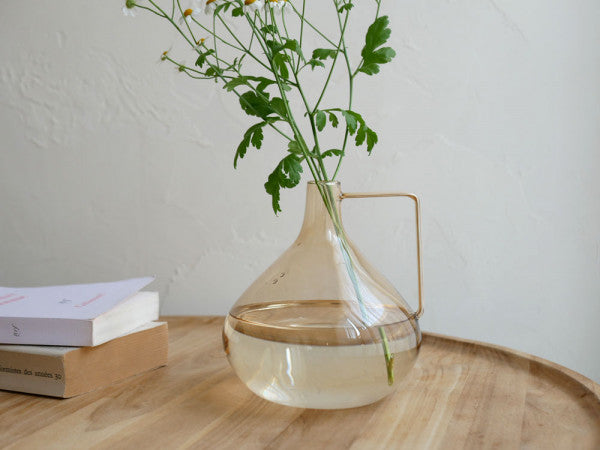 【Horn Please MADE/ホーンプリーズ】ライトリー GLASS フラワーベース