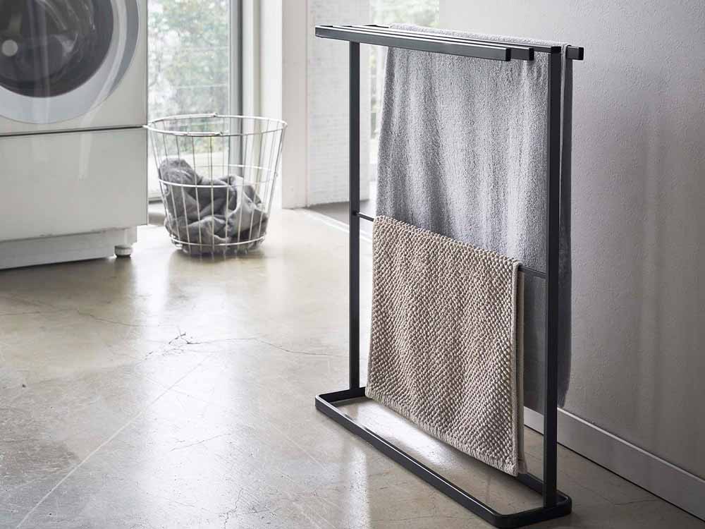 【tower/タワー】横から掛けられるバスタオルハンガー スリム