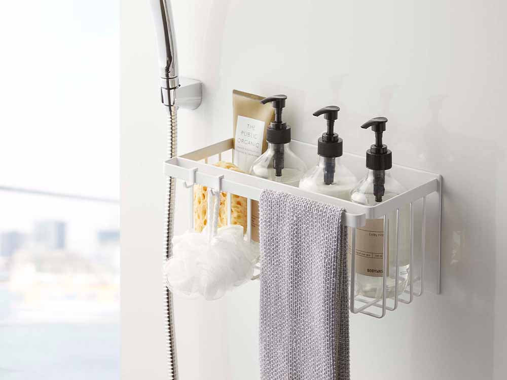 【tower/タワー】マグネットバスルームバスケット