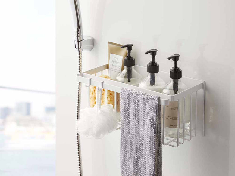 【tower/タワー】マグネットバスルームバスケット