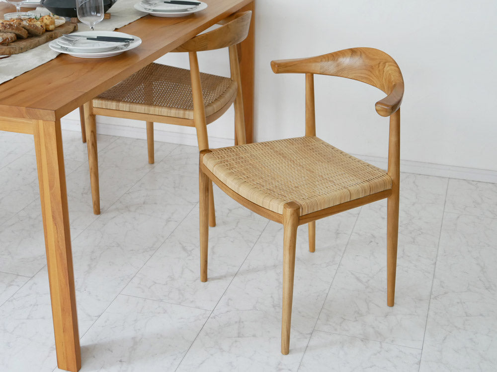 【Sunflower Rattan/サンフラワーラタン】IDENTITY チーク ダイニングチェア【受注生産品・メーカー直送・代引き不可商品】