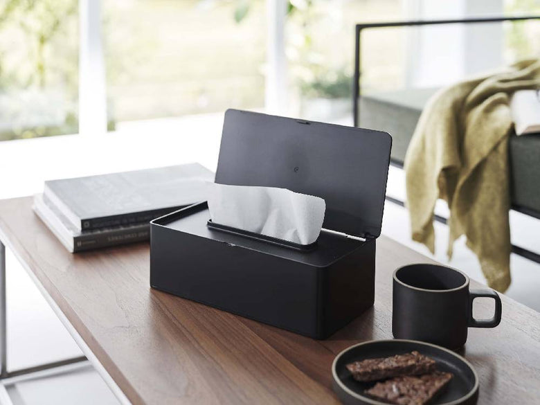 【tower/タワー】蓋付きティッシュケース