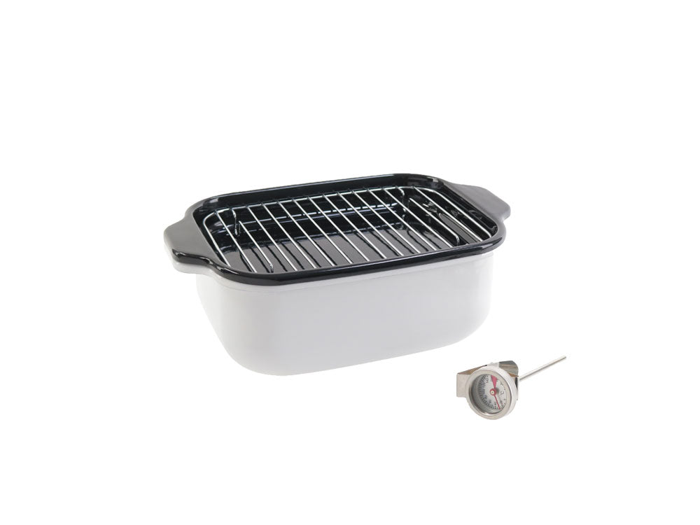 【富士ホーロー】角型天ぷら鍋