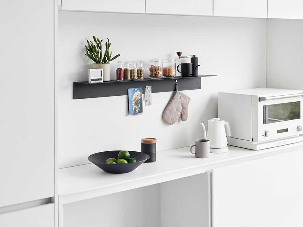 【tower/タワー】石膏ボード壁対応 マグネットが付くウォールラック