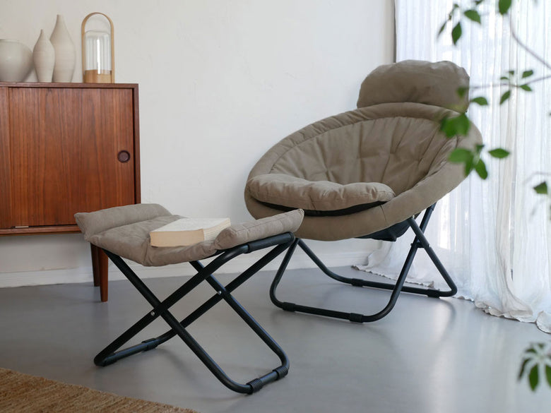 【Comore Sun】2way フォールディングチェア用 オットマン キャンバス